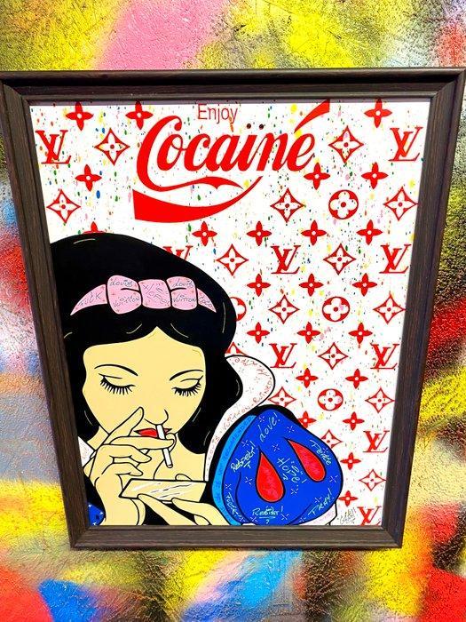 CASH - SNOW WHITE LOUIS VUITTON COCAÏNE !, Antiek en Kunst, Kunst | Schilderijen | Modern