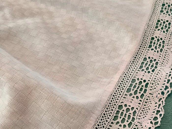 Ronde nappe - Tafelkleed - 100 cm - 100 cm, Antiek en Kunst, Antiek | Tapijten, Tafelkleden en Textiel