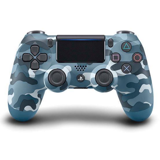 Playstation 4 / PS4 Controller DualShock 4 Blue Camouflag..., Games en Spelcomputers, Spelcomputers | Sony PlayStation 4, Zo goed als nieuw