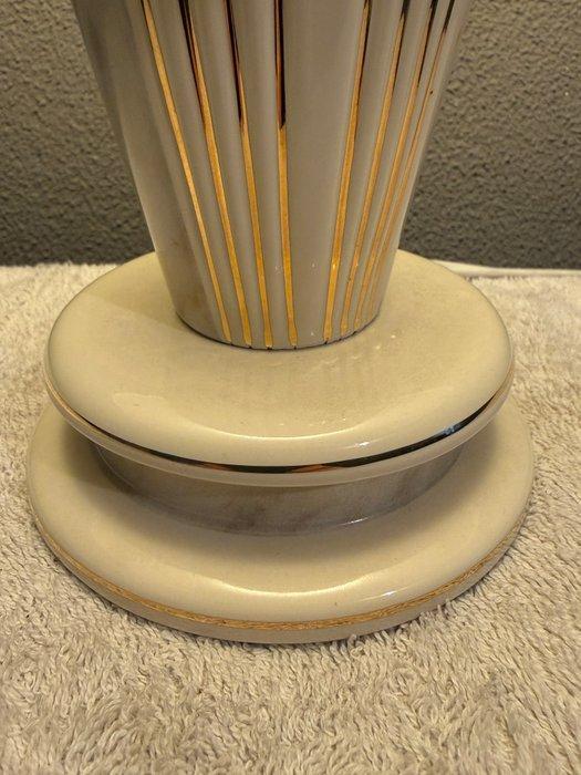 Lampe de table - Porcelaine, Céramique, Métal, Plaqué or,, Huis en Inrichting, Overige Huis en Inrichting