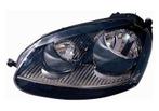 Volkswagen Golf 5 Koplamp zwart/chroom Links (Koplampen), Verzenden, Nieuw