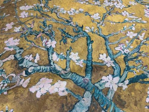 Golden Bloom - Hoge kwaliteit 100% katoenen stof -, Antiek en Kunst, Antiek | Tapijten, Tafelkleden en Textiel