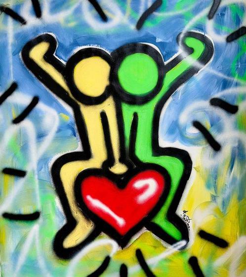 Ma×imo (XX) - Keith love, Antiek en Kunst, Kunst | Schilderijen | Modern