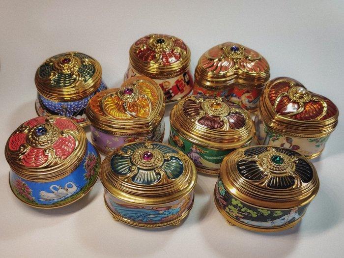 House of Fabergé - Music box Collector - Figuur (9) - .999, Antiquités & Art, Curiosités & Brocante