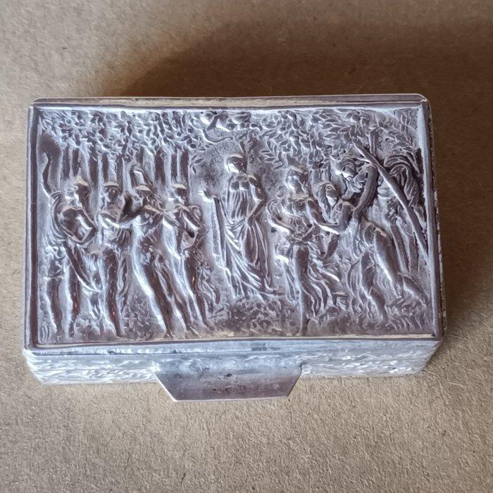 Pillendoosje (2) - Zilver - Met keurmerken, Antiek en Kunst, Antiek | Zilver en Goud