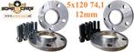 Spacers 12mm BMW E39 X5 E70 F15 X6 5x120 Spoorverbreders, Ophalen of Verzenden