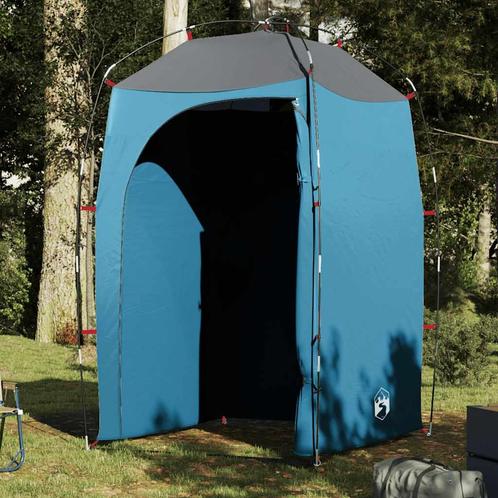 vidaXL Douchetent waterdicht blauw, Caravanes & Camping, Tentes, Envoi