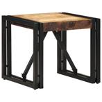 vidaXL Salontafel 40x40x35 cm massief ruw mangohout, Huis en Inrichting, Tafels | Salontafels, Verzenden, Nieuw