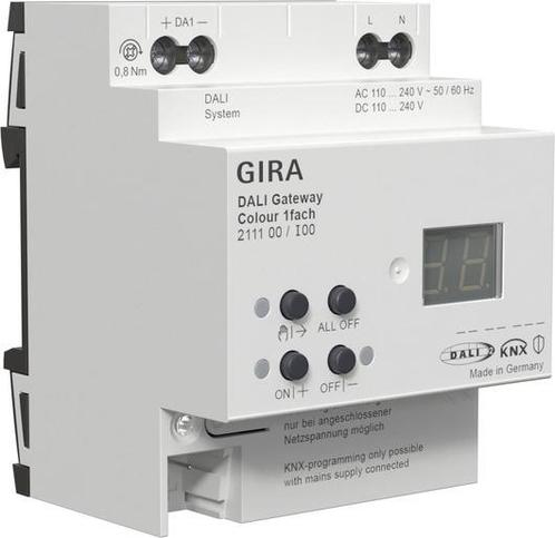 Gira Knx Dali Gateway Kleur 1V Din Rail Beveiligd - 211100, Doe-het-zelf en Bouw, Bouwverlichting, Verzenden
