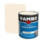 Rambo Pantserbeits Deur&Kozijn Hoogglans Dekkend RAL 9001, Verzenden