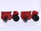 Set van 2 opwindbare blikken tractoren #3270, Hobby en Vrije tijd, Ophalen of Verzenden, Gebruikt, Overige merken