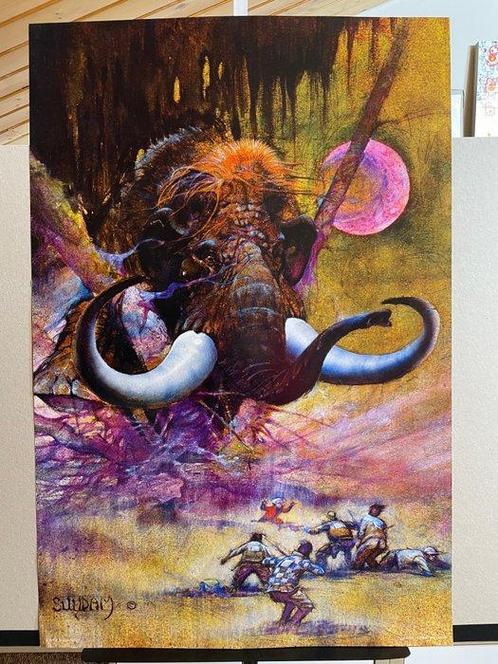 Arthur Suydam, - Mammoth (2005), Antiek en Kunst, Kunst | Tekeningen en Fotografie