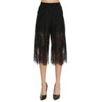 Pinko • zwarte kanten pantalon • 36 (IT42), Verzenden