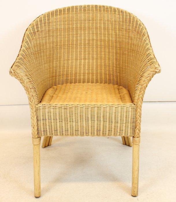 Fauteuil - Bamboe, Gevlochten Riet, Antiek en Kunst, Curiosa en Brocante