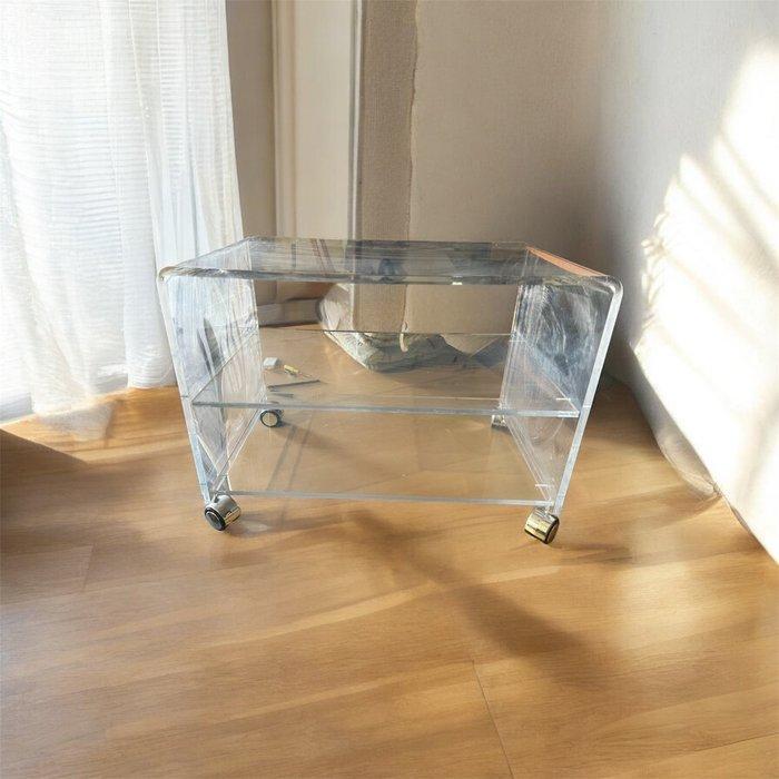 Tafel - Acryl - Acryl-serveerwagen, Antiek en Kunst, Kunst | Designobjecten