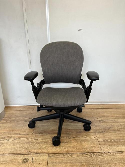 Ergonomische Steelcase Leap Bureaustoel, Full Option, Huis en Inrichting, Bureaustoelen, Bureaustoel, Grijs, Zo goed als nieuw