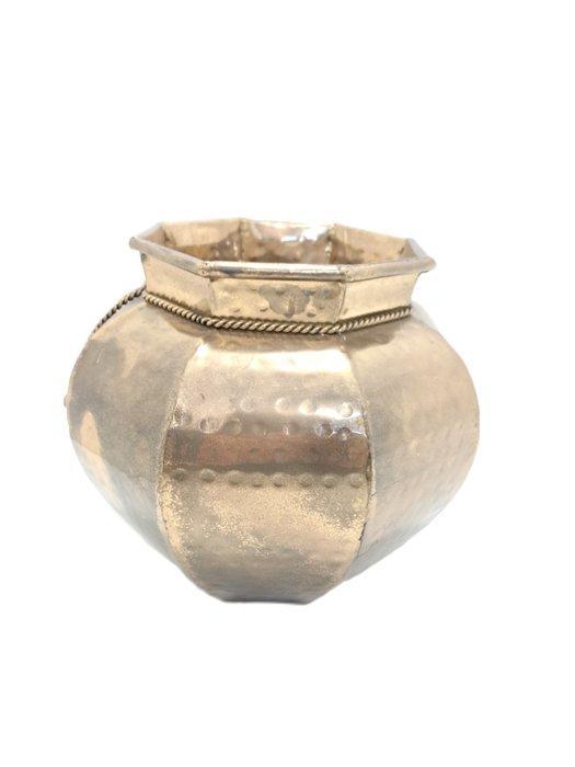 Bloempot - Messing, Antiek en Kunst, Curiosa en Brocante