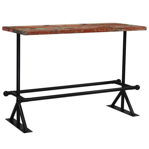 Table de bar Bois récupération massif Multicolore 150x70x107, Maison & Meubles, Tables | Tables à manger, Envoi