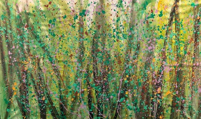 Anastasiya Tumanova - Tendresse de la verdure.- XXL, Antiek en Kunst, Kunst | Schilderijen | Modern