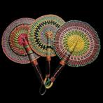 Éventail (3) - stro - Éventails Bolga tissés à la main