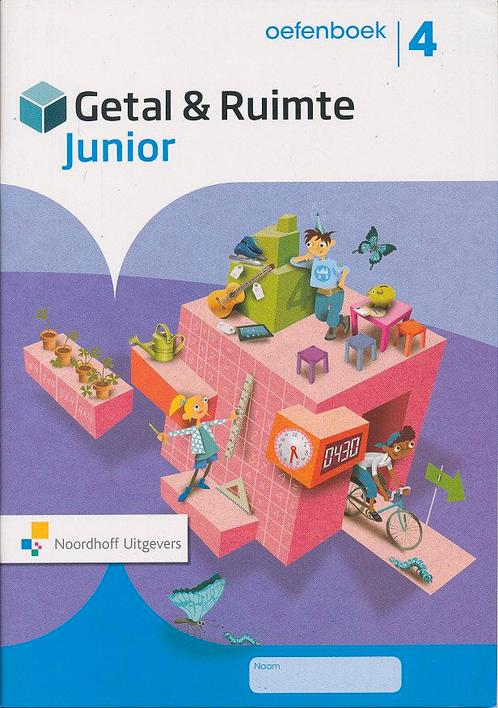 Getal en Ruimte Junior Oefenboek Groep 4 (per stuk), Livres, Livres scolaires, Envoi