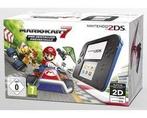 Nintendo 2DS Zwart/Blauw in Doos + Mario Kart 7 (Nette St..., Games en Spelcomputers, Ophalen of Verzenden, Zo goed als nieuw