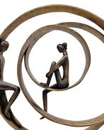 Beeldje - Koppel in eeuwige verbondheid - Brons