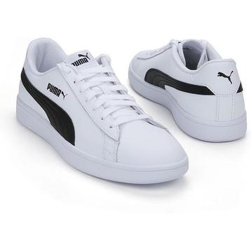 Puma Smash V2 - sneaker - maat 37 - wit / zwart