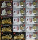 Vaticaan. Coin Card Various Years (15 stuks)  (Zonder, Postzegels en Munten, Munten | Europa | Euromunten