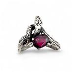Zonder minimumprijs - Ring Zilver - Garnet (gecertificeerd), Nieuw