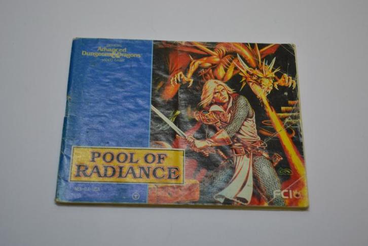 Advanced Dungeons & Dragons - Pool of Radiance (NES USA, Consoles de jeu & Jeux vidéo, Consoles de jeu | Nintendo Consoles | Accessoires