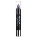 Moon Glitter Holographic Body Crayons Purple 3.2g, Nieuw, Verzenden