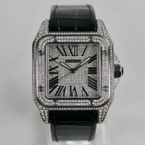 Cartier - Santos 100 - 2656 - Homme - 2010-2020, Handtassen en Accessoires, Horloges | Heren