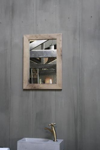mei provincie Perceptie ② Eikenhouten toiletspiegel Light 53 x 38 cm — Accessoires pour la Maison |  Miroirs — 2ememain