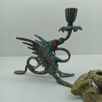 Kaarsenstandaard met oor (3) - Brons, Antiek en Kunst