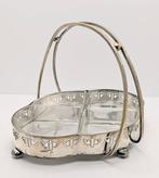 Serveerschaal - Verzilverd, Glas