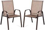 2dekans | 2 Stuks Patio Stoelen, Buiten Camping Stoelen met, Ophalen of Verzenden, Nieuw
