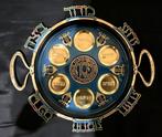 Judaica - Pesach sederbord - 32 cm - Ontwerp - Emaille,, Antiek en Kunst