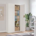 vidaXL Archiefkast 90x40x180 cm staal wit, Huis en Inrichting, Kasten | Overige, Verzenden, Nieuw