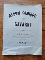 Gavarni - Album Comique - Paris le soir / Paris le matin -