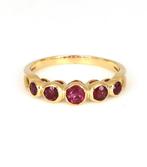 Zonder Minimumprijs - Ring - 18 karaat Geel goud - 1.00ct., Handtassen en Accessoires, Ringen, Nieuw