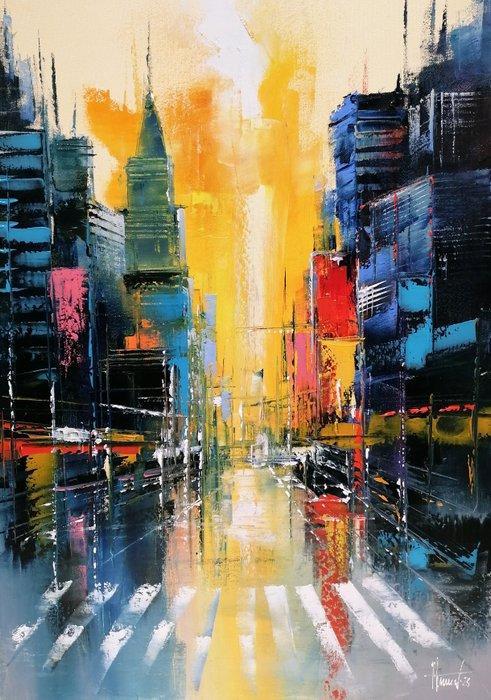 Alfred Anio - New York, Antiek en Kunst, Kunst | Schilderijen | Modern