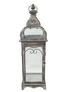 Lantaarn - Glas, Metaal - 70 cm, Antiek en Kunst