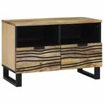 vidaXL TV-kast - 70x33.5x46 cm, massief mangohout, Huis en Inrichting, Verzenden, Nieuw
