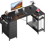 Bureau - Computertafel - Computerbureau - 140x78 cm - Zwart, Verzenden, Nieuw