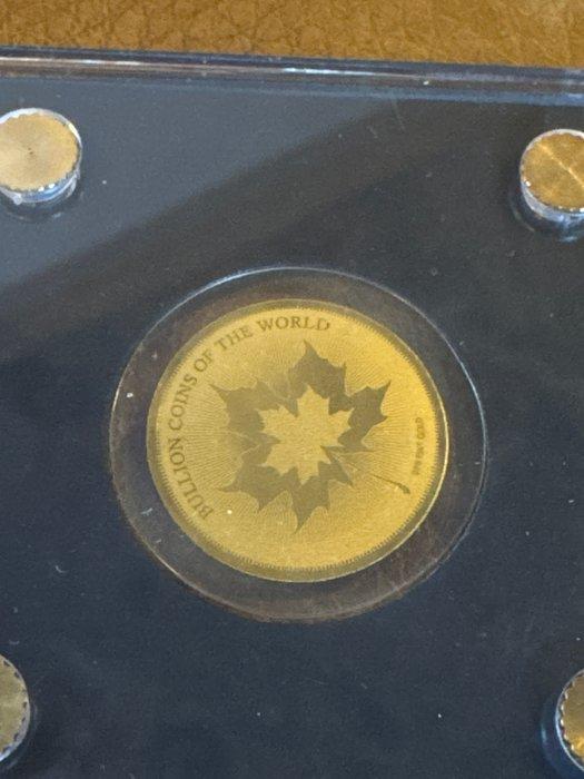 wereld. Mauerfall , Maple Leaf und Subpolare Zone 3 x 1/500, Postzegels en Munten, Munten | Europa | Niet-Euromunten