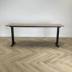 standaard verstelbaar bureau 200x60 cm, havanna - zwart, Huis en Inrichting, In hoogte verstelbaar, Gebruikt, Bureau