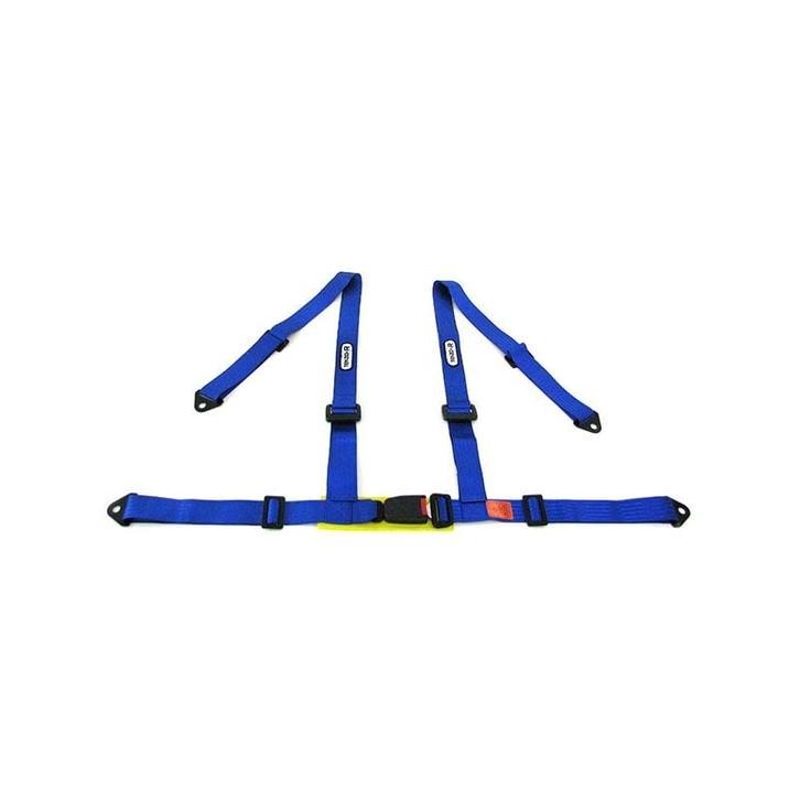 4-Punts Veiligheidsgordel Blauw met E-Keurmerk - Ideaal v..., Autos : Pièces & Accessoires, Habitacle & Garnissage, Enlèvement ou Envoi