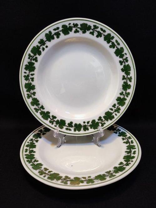 Meissen - Bord (2) - Ø 16,7 cm 2er Set antike, Antiek en Kunst, Antiek | Meubels | Tafels