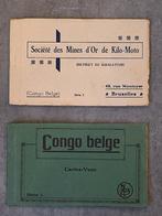 Belgisch-Congo  - 2 complete Boekjes Postkaarten Mines dOr, Gestempeld